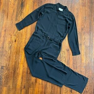 Maison margiela black and green jumpsuit